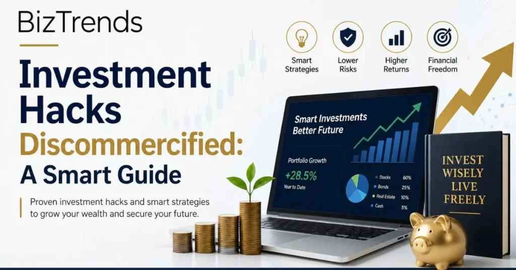 Investment Hacks Discommercified: A Smart Guide - Biz Trends