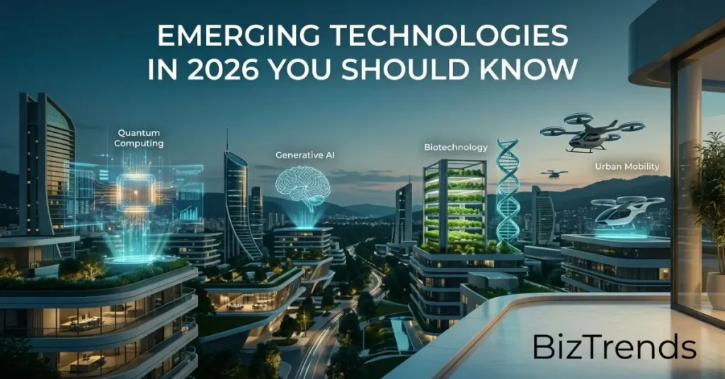 Emerging Technologies in 2026 You Should Know - Biz Trends